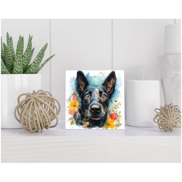 Tegel 15x15 cm Hollandse Herder