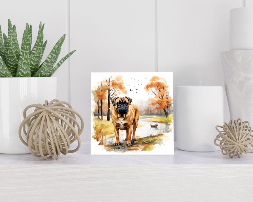 Tegel 15x15 cm Bullmastiff