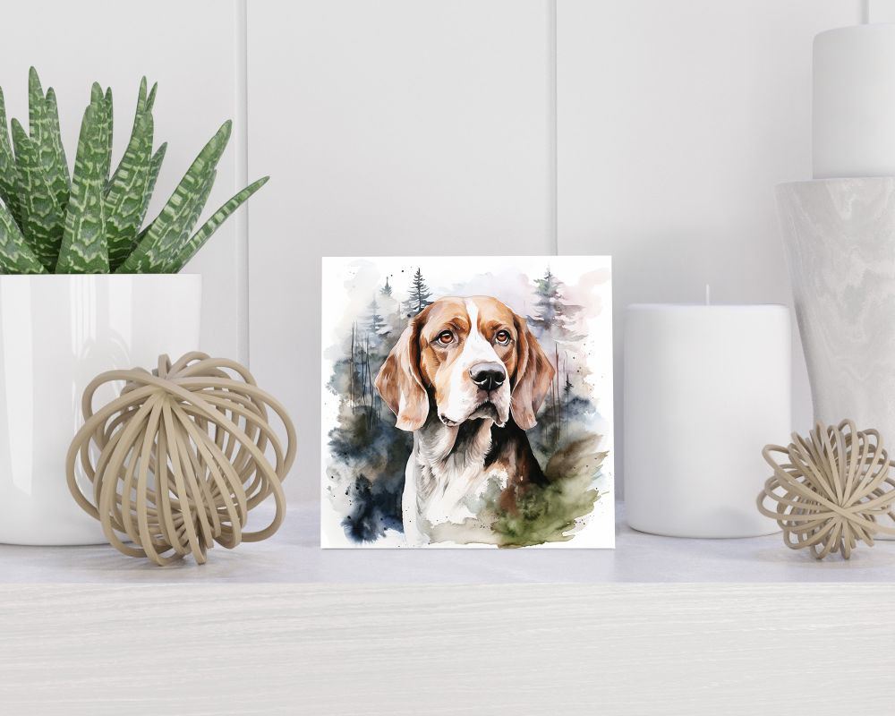 Tegel 15X15 Cm Met Bearded Collie Cadeau Decoratie | Tegeltjes Met Tekst | Tegeltjes Met Spreuken | Collega | Oma | Opa | Pensioen | Mama | Papa | Vriend Tegel 15x15 cm Bearded Collie