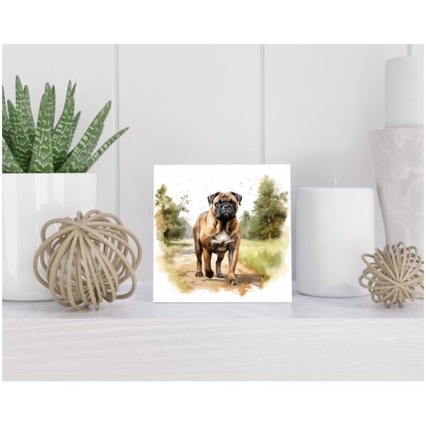 Tegel 15x15 cm Bullmastiff