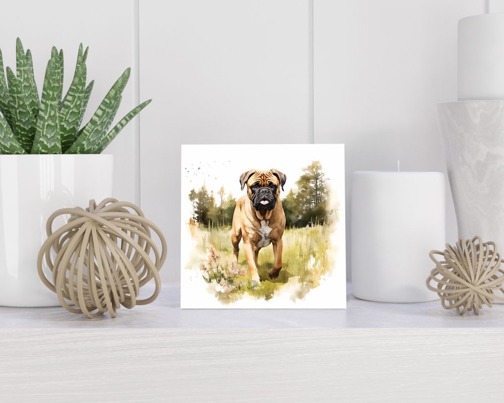 Tegel 15x15 cm Bullmastiff
