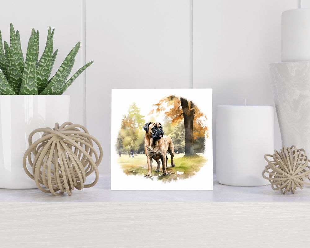 Tegel 15x15 cm Bullmastiff