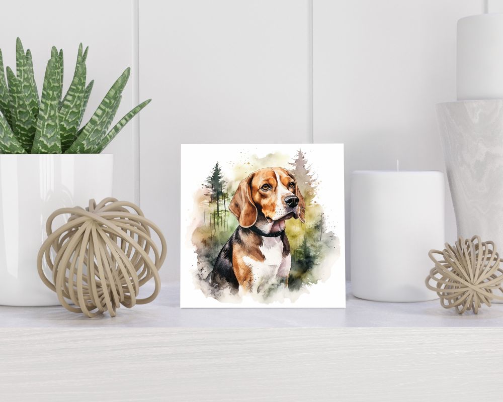 Tegel 15X15 Cm Met Bearded Collie Cadeau Decoratie | Tegeltjes Met Tekst | Tegeltjes Met Spreuken | Collega | Oma | Opa | Pensioen | Mama | Papa | Vriend Tegel 15x15 cm Bearded Collie