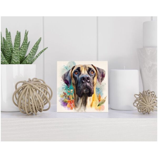 Tegel 15x15 cm Engelse Mastiff