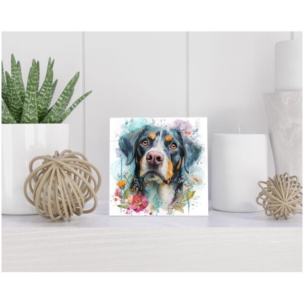 Tegel 15x15 cm Entlebucher Sennenhond