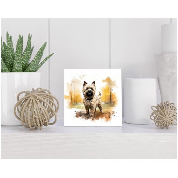 Tegel 15x15 cm Cairn Terriër