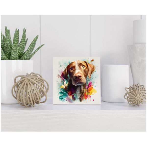 Tegel 15X15 Cm Met Lagotto Romagnolo Cadeau Decoratie | Tegeltjes Met Tekst | Tegeltjes Met Spreuken | Collega | Oma | Opa | Pensioen | Mama | Papa | Vriend Tegel 15x15 cm Lagotto Romagnolo