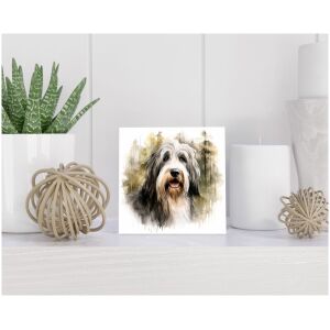 Tegel 15x15 cm Bedlington Terriër