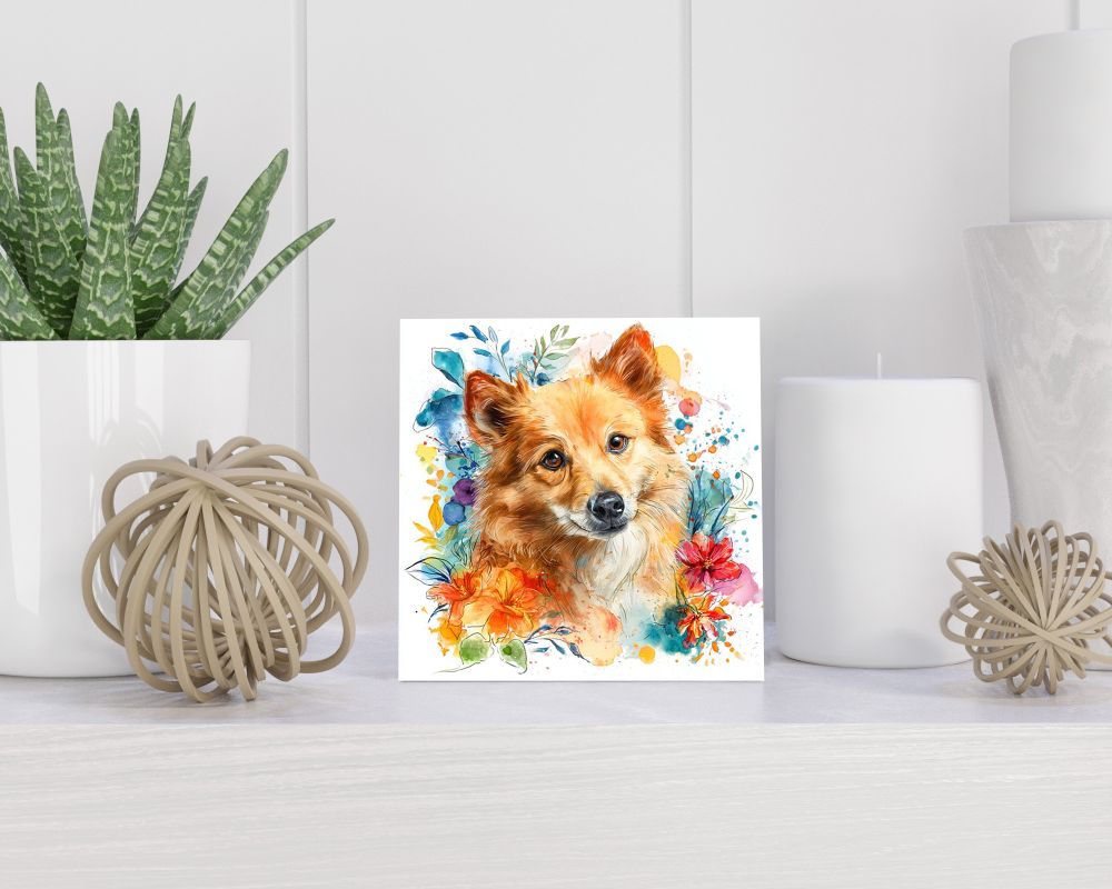 Tegel 15X15 Cm Met Finse Spits Cadeau Decoratie | Tegeltjes Met Tekst | Tegeltjes Met Spreuken | Collega | Oma | Opa | Pensioen | Mama | Papa | Vriend Tegel 15x15 cm Finse Spits