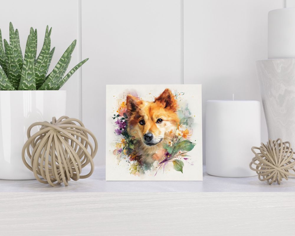 Tegel 15X15 Cm Met Finse Spits Cadeau Decoratie | Tegeltjes Met Tekst | Tegeltjes Met Spreuken | Collega | Oma | Opa | Pensioen | Mama | Papa | Vriend Tegel 15x15 cm Finse Spits
