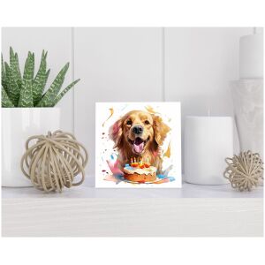 Tegel 15x15 cm Golden Retriever