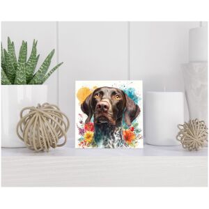 Tegel 15x15 cm Duitse Staande Korthaar