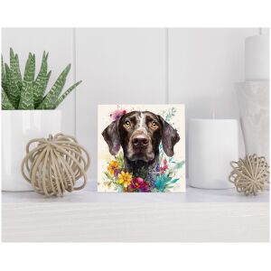 Tegel 15x15 cm Duitse Staande Korthaar