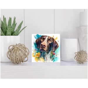 Tegel 15x15 cm Duitse Staande Korthaar