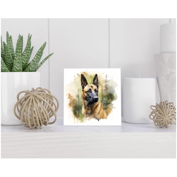 Tegel 15x15 cm Belgische Herder (Mechelse)