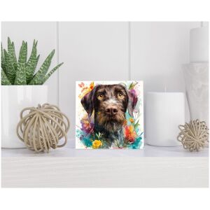 Tegel 15x15 cm Duitse Staande Draadhaar