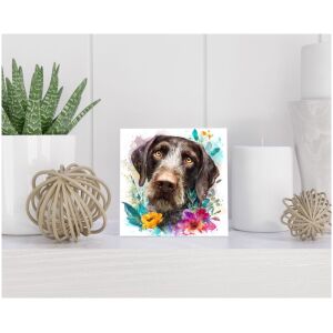 Tegel 15x15 cm Duitse Staande Draadhaar