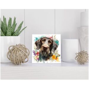 Tegel 15x15 cm Duitse Staande Draadhaar