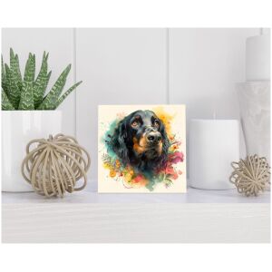 Tegel 15x15 cm Gordon Setter