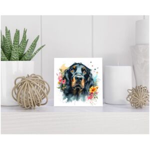 Tegel 15x15 cm Gordon Setter