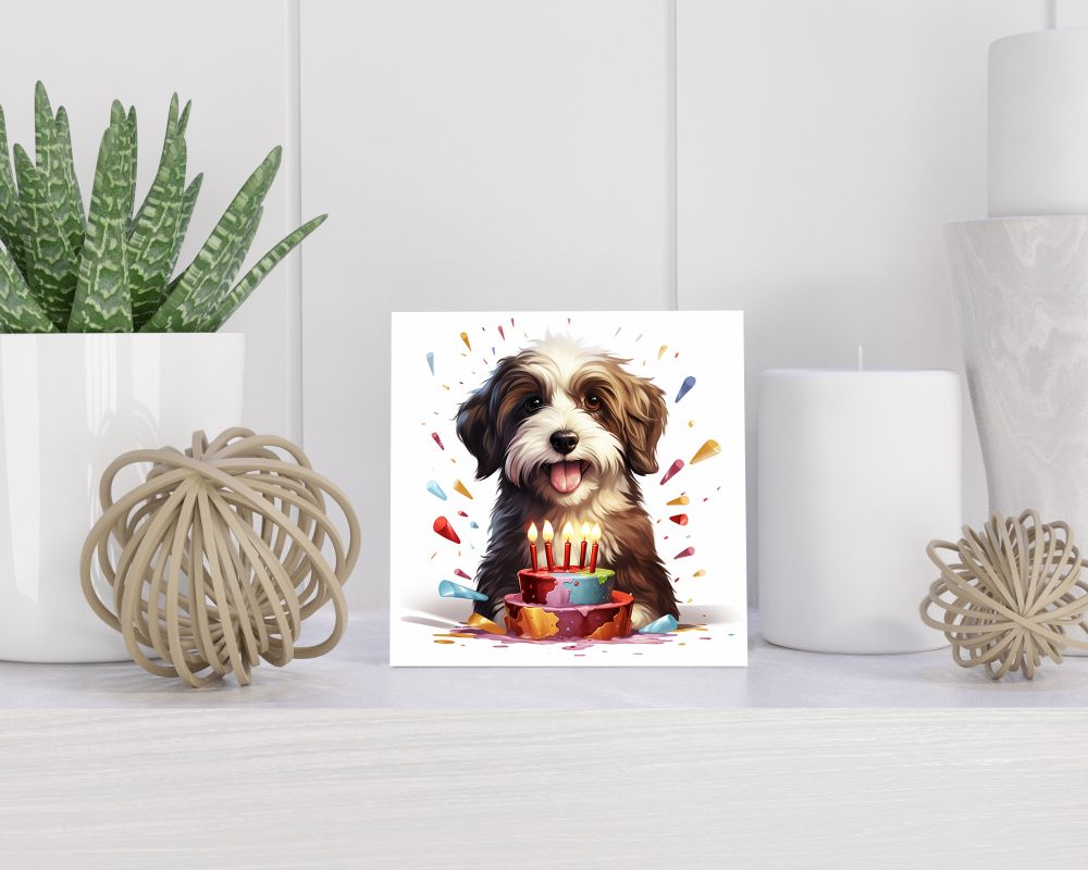 Tegel 15X15 Cm Met Harrier Cadeau Decoratie | Tegeltjes Met Tekst | Tegeltjes Met Spreuken | Collega | Oma | Opa | Pensioen | Mama | Papa | Vriend Tegel 15x15 cm Harrier