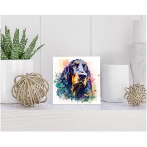 Tegel 15x15 cm Gordon Setter