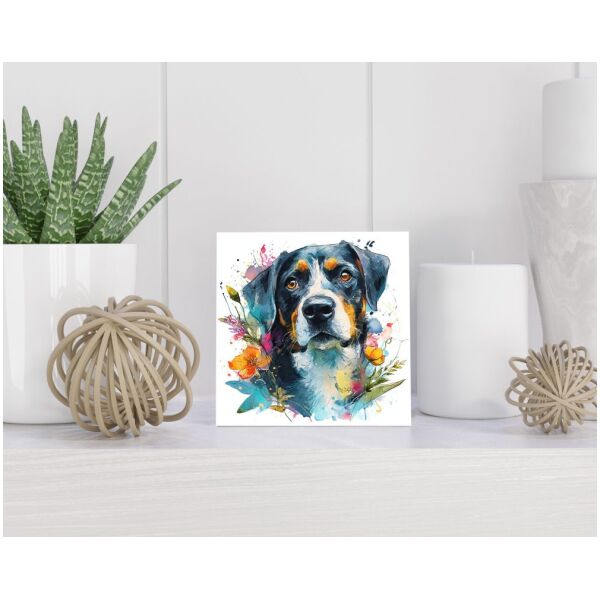 Tegel 15x15 cm Grote Zwitserse Sennenhond