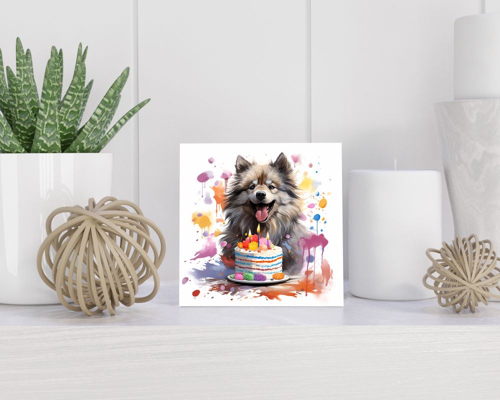 Tegel 15x15 cm Keeshond