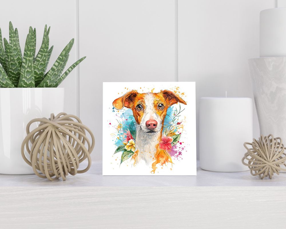 Tegel 15X15 Cm Met Harrier Cadeau Decoratie | Tegeltjes Met Tekst | Tegeltjes Met Spreuken | Collega | Oma | Opa | Pensioen | Mama | Papa | Vriend Tegel 15x15 cm Harrier