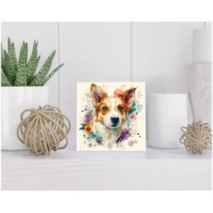 Tegel 15x15 cm IJslandse Hond