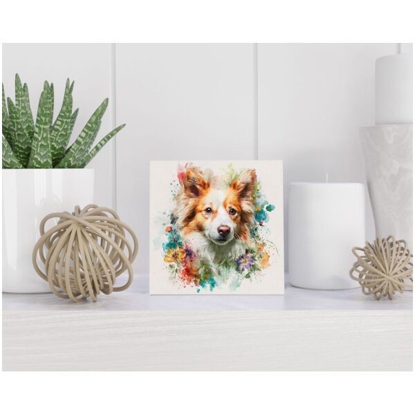 Tegel 15x15 cm IJslandse Hond