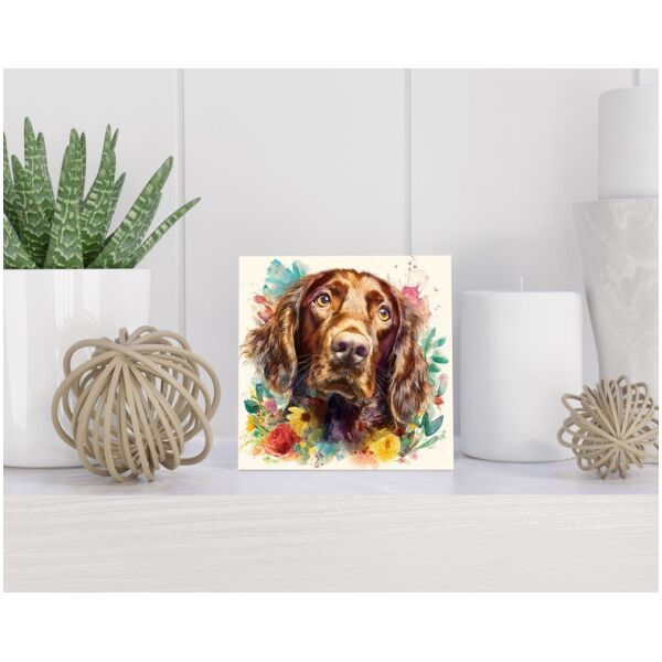 Tegel 15x15 cm Ierse Setter