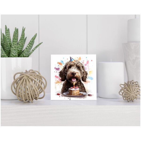 Tegel 15x15 cm Labradoodle