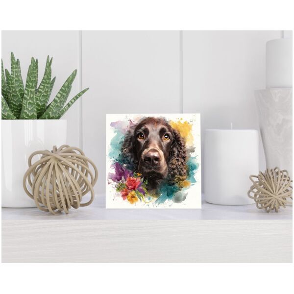 Tegel 15x15 cm Ierse Waterspaniël