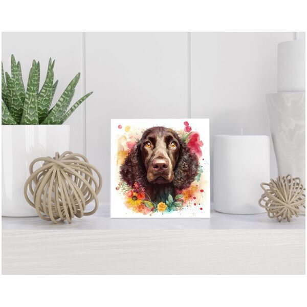 Tegel 15x15 cm Ierse Waterspaniël