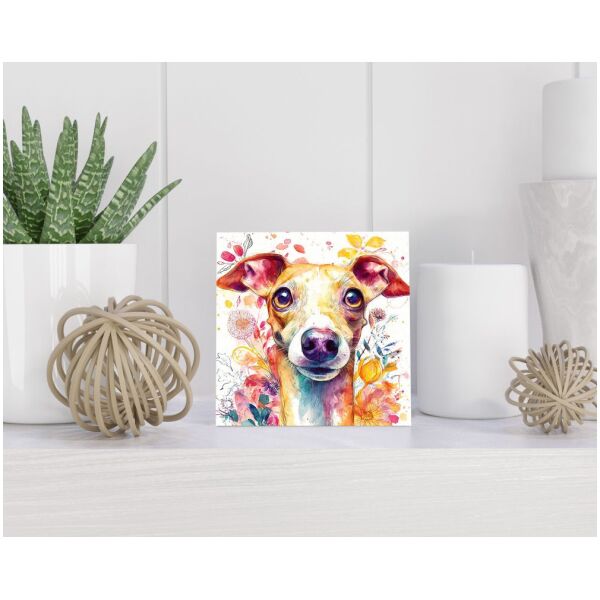 Tegel 15x15 cm Italiaanse Windhond