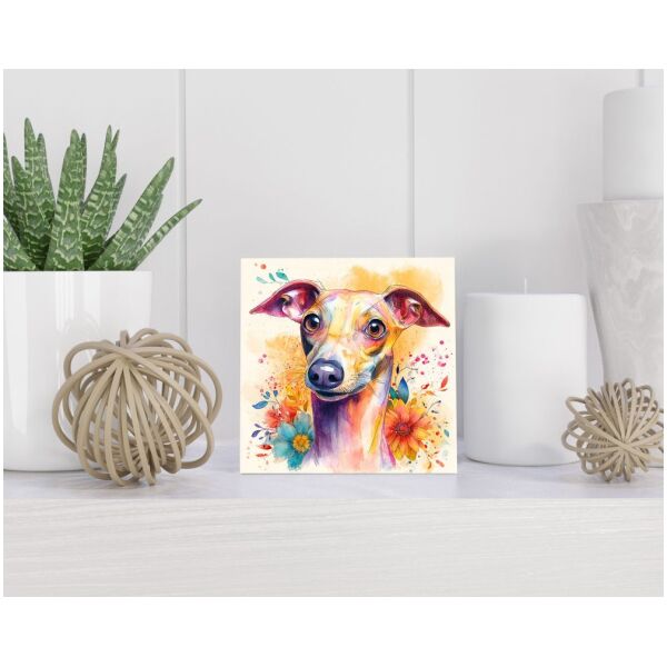 Tegel 15x15 cm Italiaanse Windhond