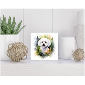 Tegel 15x15 cm Bichon Frisé