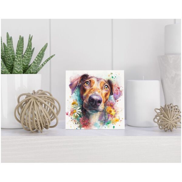 Tegel 15x15 cm Italiaanse Hond