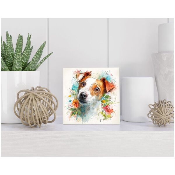 Tegel 15x15 cm Jack Russell Terriër