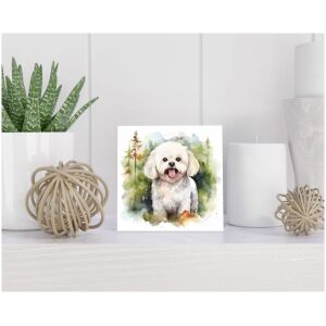 Tegel 15x15 cm Bichon Frisé