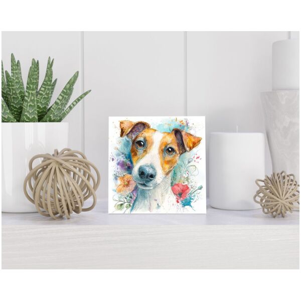 Tegel 15x15 cm Jack Russell Terriër