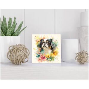 Tegel 15x15 cm Japanse Spaniël