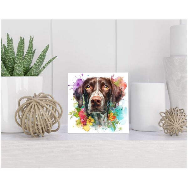 Tegel 15x15 cm Jura Laufhund