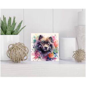 Tegel 15x15 cm Keeshond
