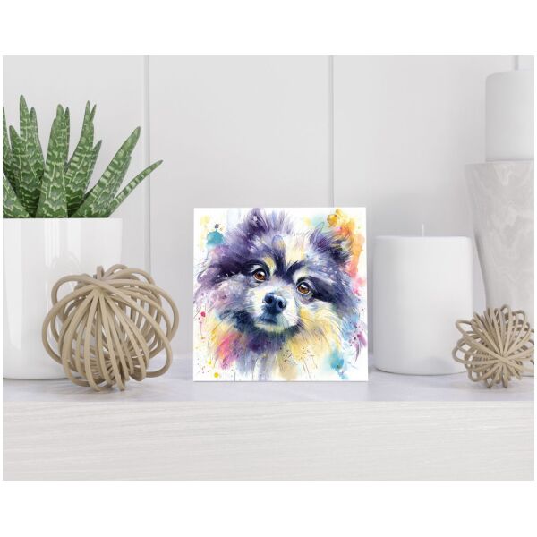 Tegel 15x15 cm Keeshond