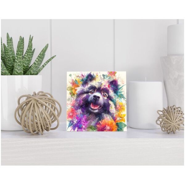 Tegel 15x15 cm Keeshond
