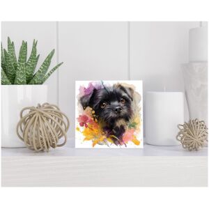 Tegel 15x15 cm Affenpinscher