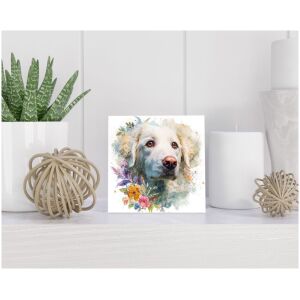 Tegel 15x15 cm Kuvasz hond