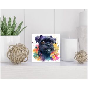 Tegel 15x15 cm Affenpinscher